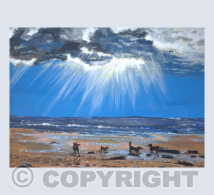 Friends on the Beach