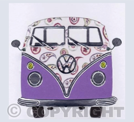 Paisley & Purple in a Square