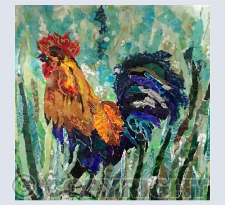 Brewster the rooster sings the blues