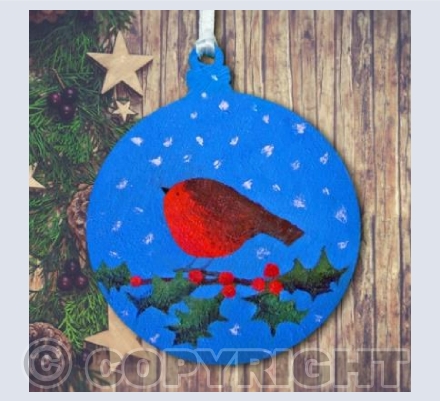 Rustic Robin and Holly 1