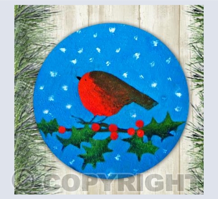 Rustic Robin and Holly 2