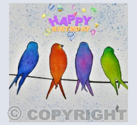 HAPPY BIRTHDAY BIRDS