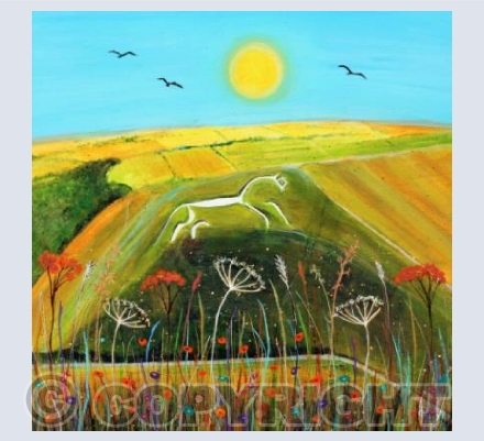 SHADES OF AUTUMN, THE WHITE HORSE UFFINGTON