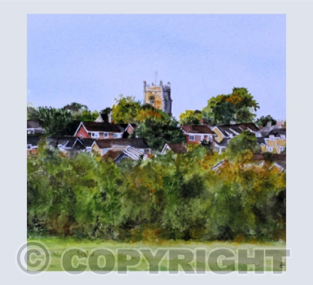 HIGHWORTH FROM THE COLESHILL ROAD
