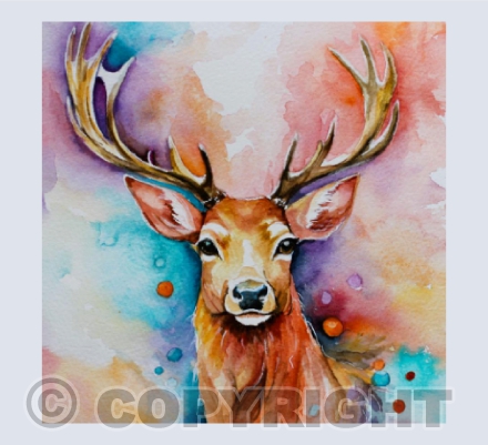 COLOURFUL STAG