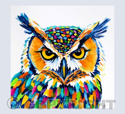 COLOURFUL OWL