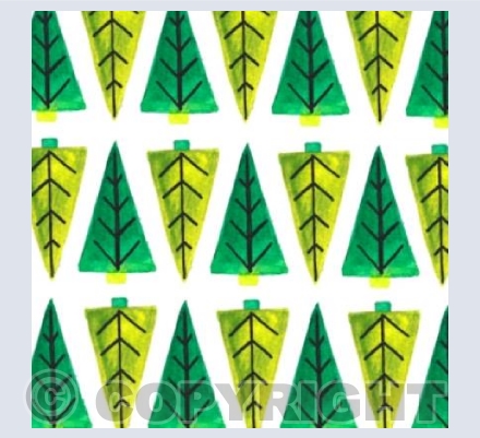 Christmas Trees Square