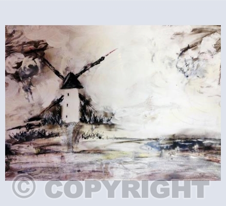 Windmill In The Snow