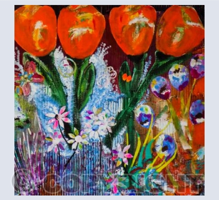 Orange Tulips