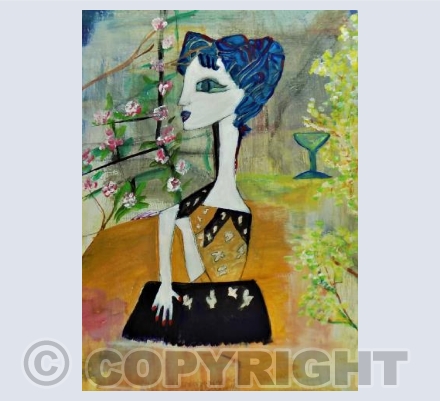 Drinking Wine In My Garden 2