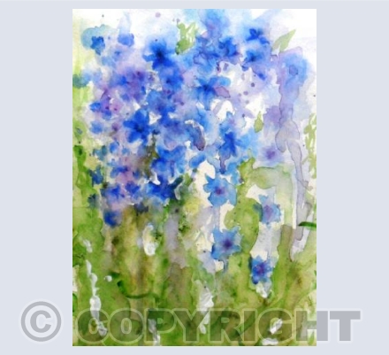 Blue garden