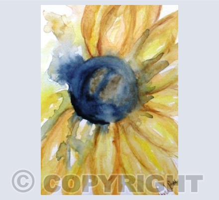 Abstract sunflower