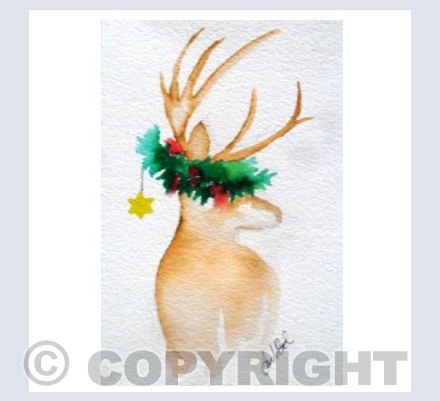 Christmas stag