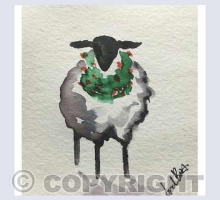 Christmas sheep