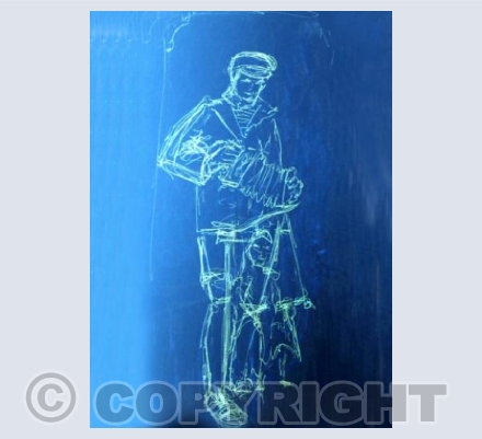 Concertina player