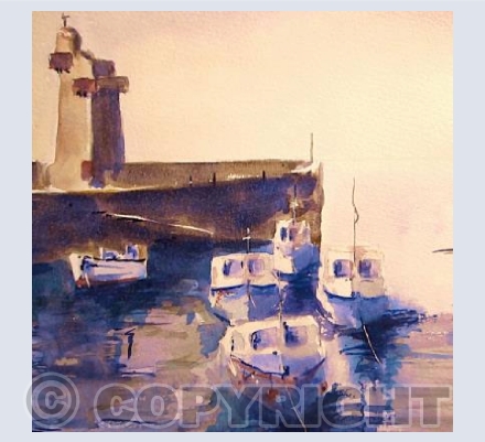 Lynmouth harbour