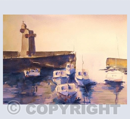 Lynmouth harbour
