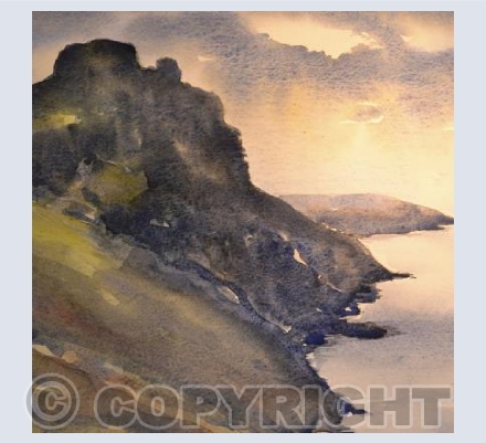 Sunset at the Valley of the Rocks 