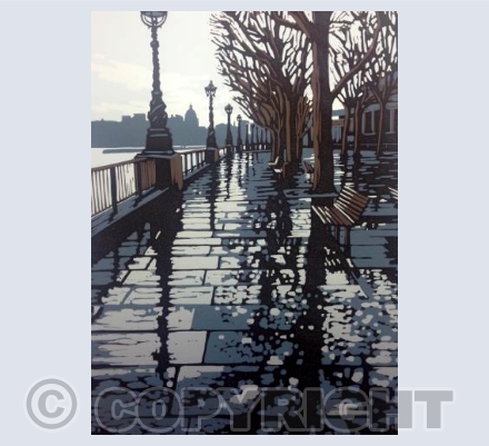 Rainy Southbank