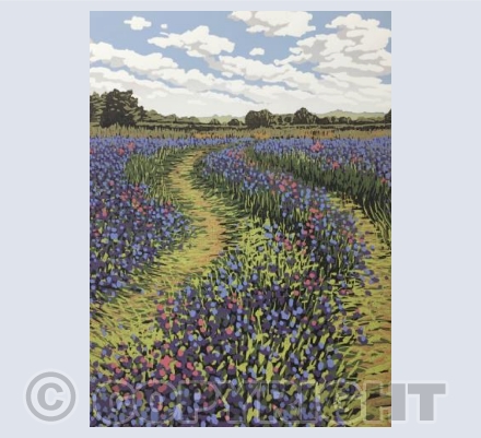 Blue Field Tracks