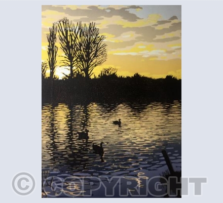 Golden Sunset, Brackley Lake