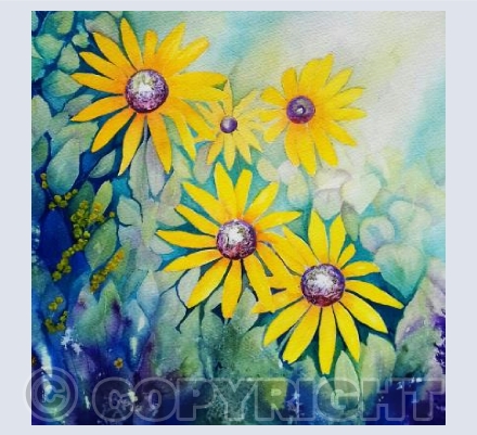 Five Rudbeckia