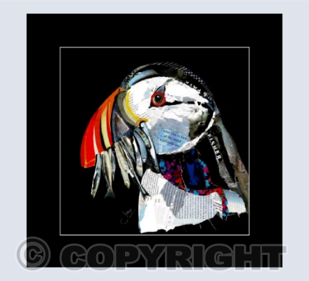 Puffin with Fish