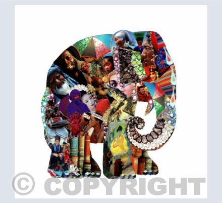 Elephant collage 2