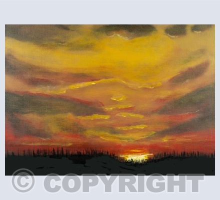 North Cliffs Sunset