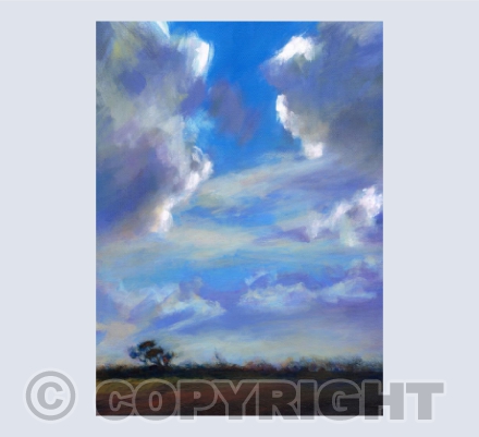 Storm clouds card