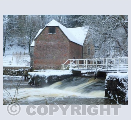 Sturminster Mill in Winter