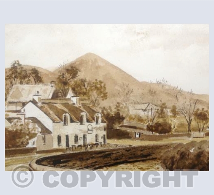 The Sheebeen and Croagh Patrick