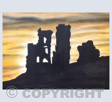 Corfe Castle, Dawn