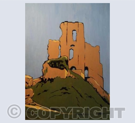 Corfe Castle, poster art