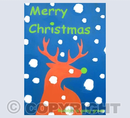 Rudolph is going green