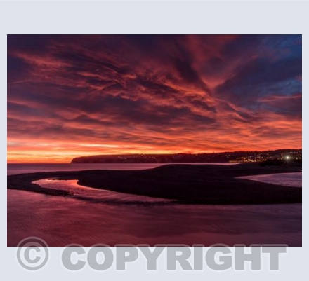 Stunning Seaton sunset