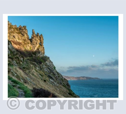 Last light over Bolt Head