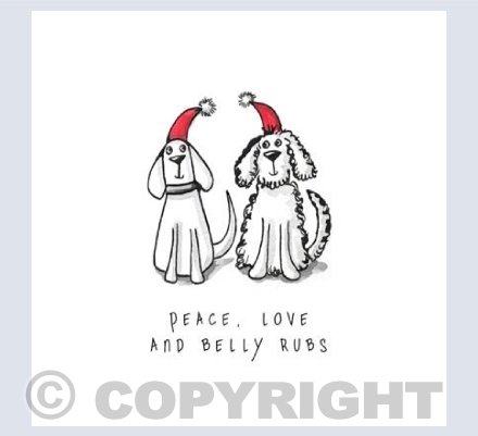 Peace love and belly rubs