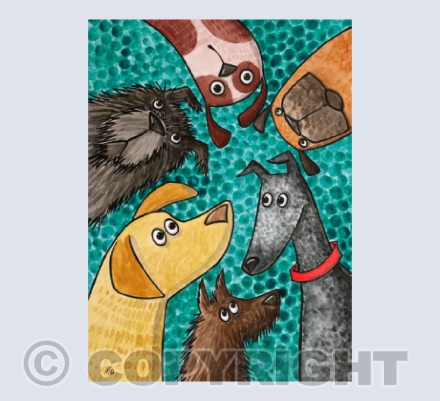 Which way did the squirrel go?