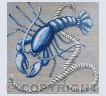Blue Lobster Card