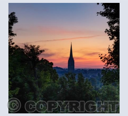 Salisbury Cathedral Sunrise #1
