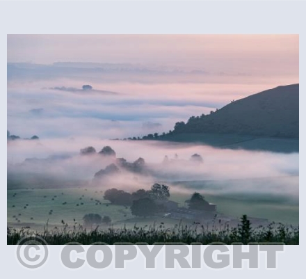 Cranborne Chase Misty Sunrise #3