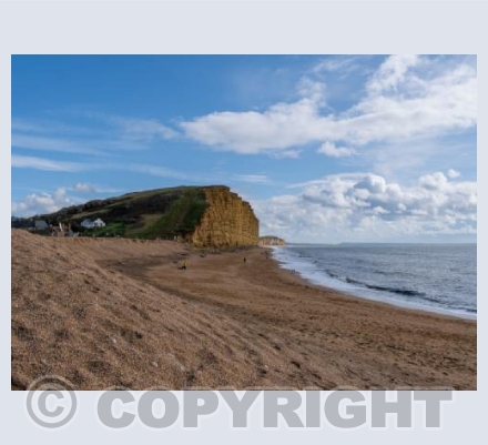 West Bay Cliffs , Dorset