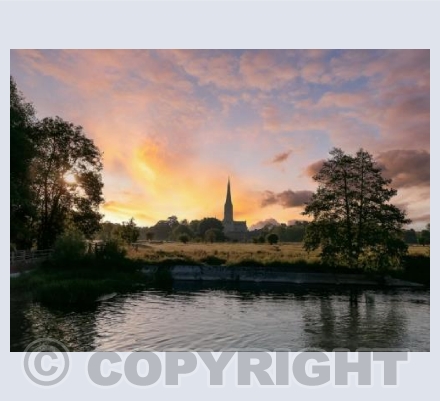 Salisbury Cathedral Sunrise #4