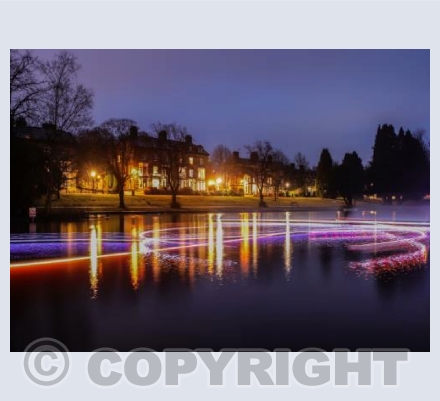 Light Trails on Water