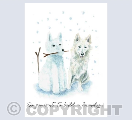 Do you want to build a snow dog?