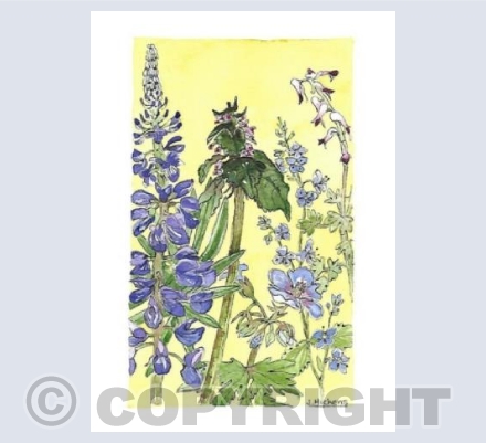 Wild Flowers By the River Spey