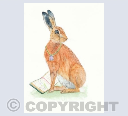 Herbalist Hare Ilustration