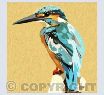 'Texturised Kingfisher'