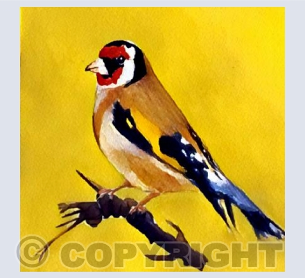 ‘Glowing Goldfinch’